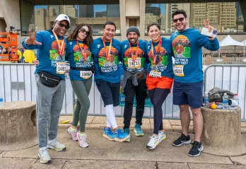 Group of Turkey Trotters