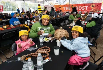 Family at Turkey Trot