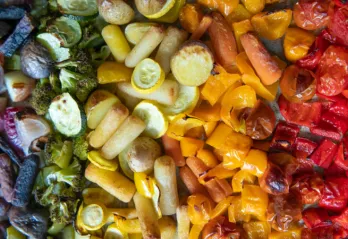 Rainbow Roasted Veggies