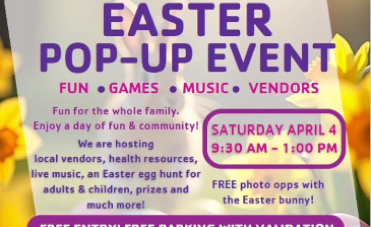 Easter Pop-up Event at T. Boone Pickens YMCA. April 4, 2026, 9:30am