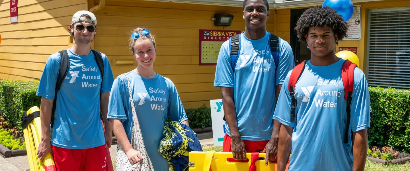 Swim Instructors at an Apartment