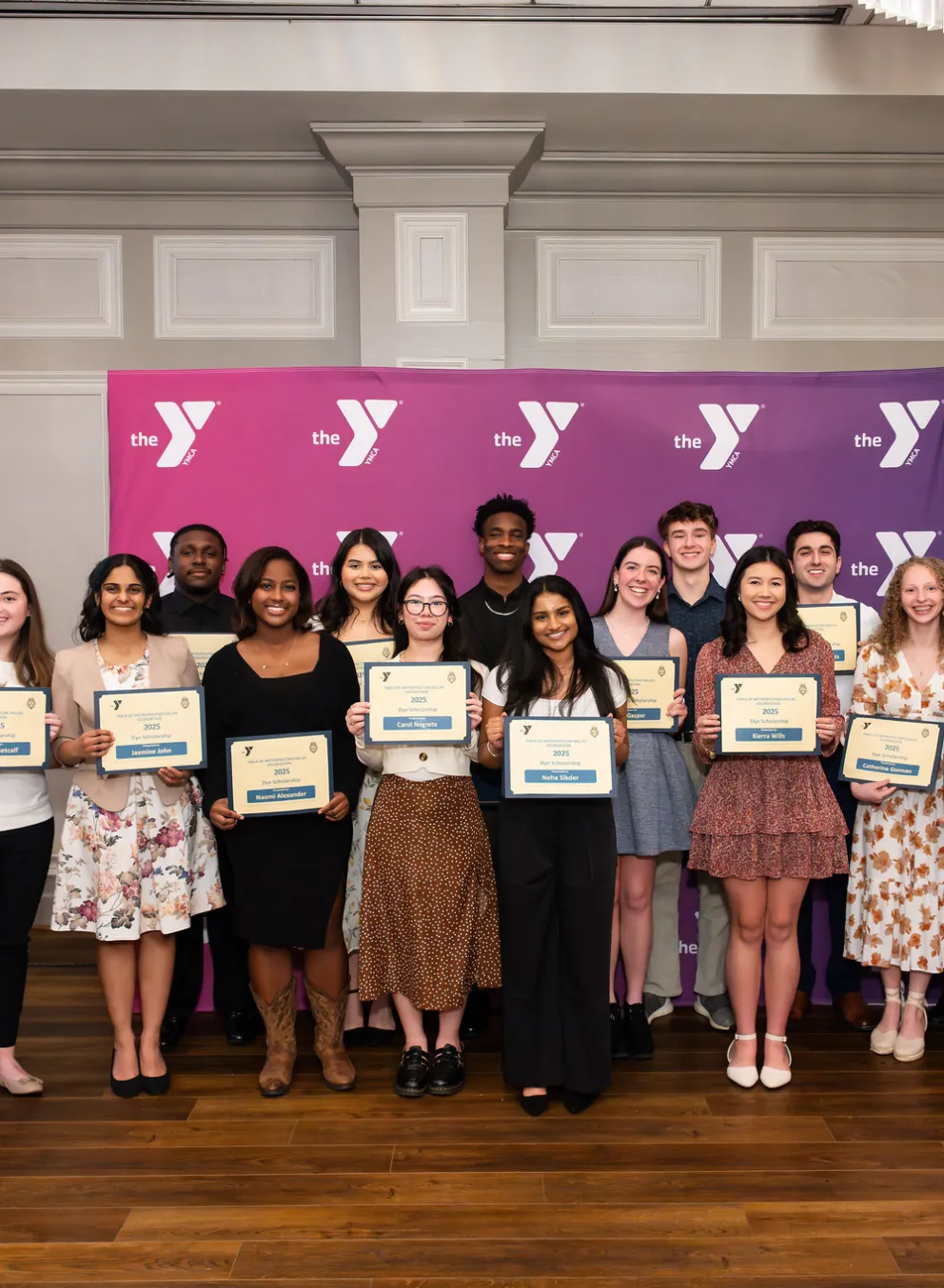 2025 YMCA College Scholarship Recipients