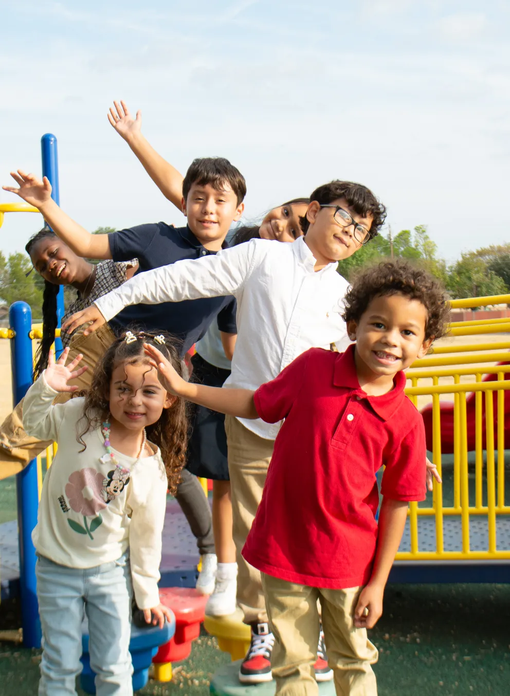 Kids enjoy outdoor games at the YMCA Afterschool Program.