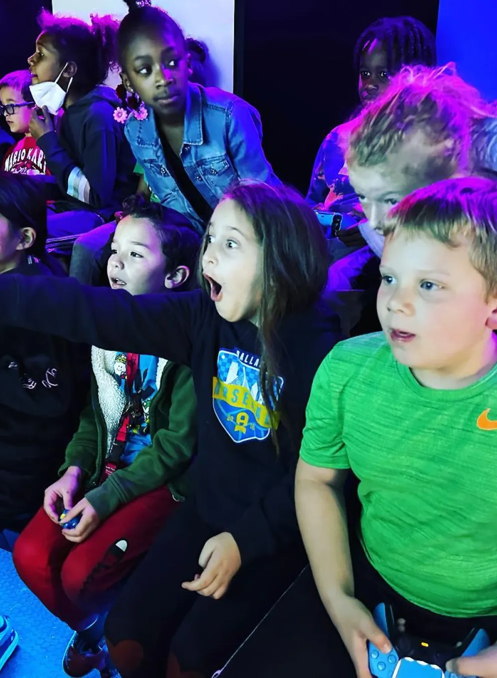 Kids Playing in Game Truck