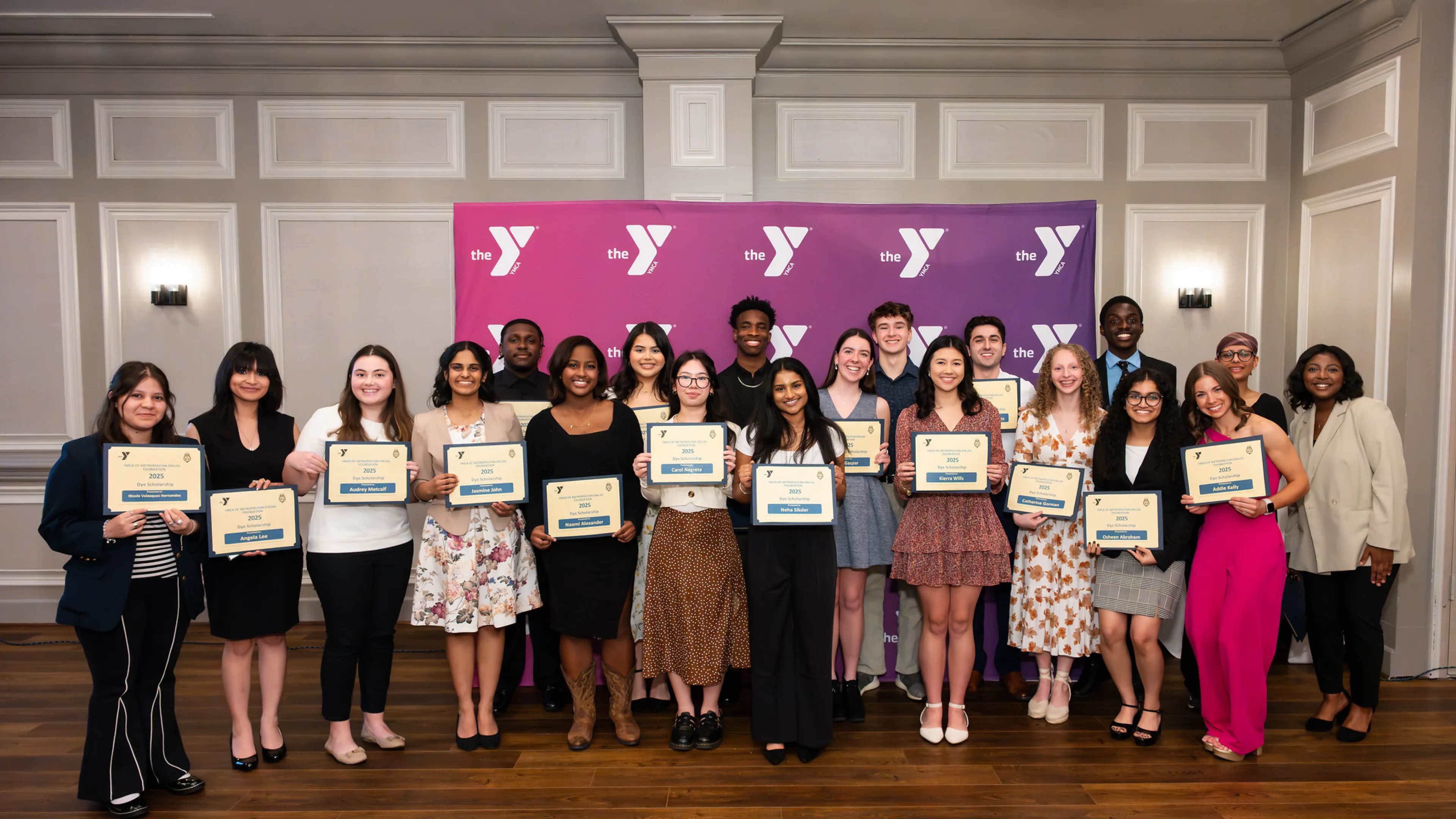 2025 YMCA College Scholarship Recipients
