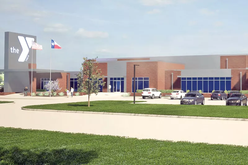 Rendering of the future Waxahachie YMCA