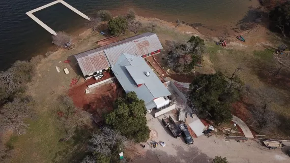 Ray Bean Dining Hall Aerial View