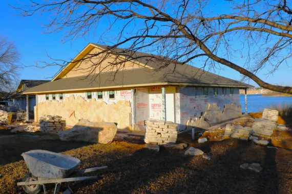 Front View of the Ray Bean Cabins