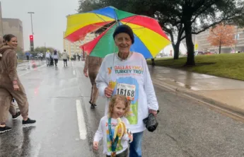 John Baker with Grandchild