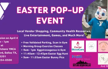 Easter Pop-up Event at T. Boone Pickens YMCA. April 4, 2026, 9:30am