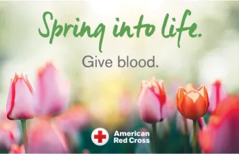 Spring into life Give blood Grand Prairie Family YMCA blood drive