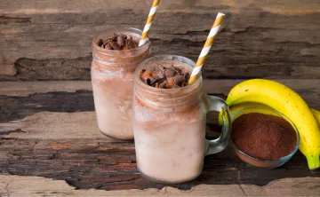 Chocolate Peanut Butter Banana Smoothie