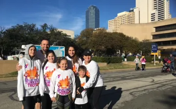 Mica Nix's Family at the Turkey Trot