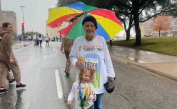 John Baker with Grandchild